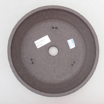 Bonsaischale aus Keramik 20,5 x 20,5 x 5,5 cm, graue Farbe - 3