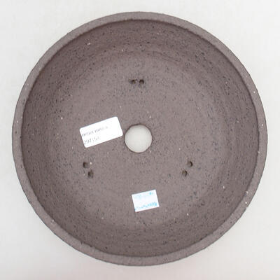 Bonsaischale aus Keramik 21,5 x 21,5 x 5,5 cm, graue Farbe - 3