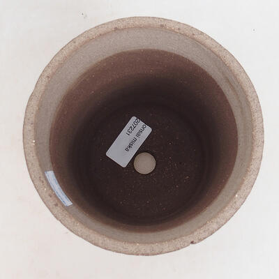 Bonsaischale aus Keramik 13,5 x 13,5 x 15,5 cm, Farbe rissig - 3