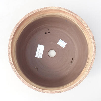 Bonsaischale aus Keramik 21,5 x 21,5 x 10 cm, rissige Farbe - 3