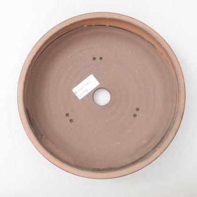 Keramische Bonsai-Schale 23 x 23 x 5 cm, Farbe rot - 3