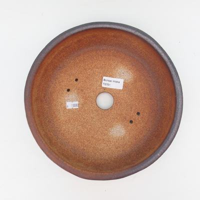 Bonsai Keramikschale - Fired auf Holz - 3