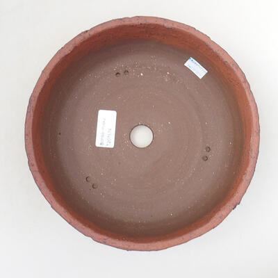 Bonsaischale aus Keramik 21 x 21 x 8 cm, Farbe rissig - 3