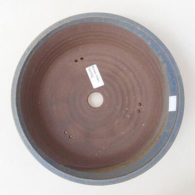 Bonsaischale aus Keramik 25 x 25 x 7,5 cm, Farbe braun - 3
