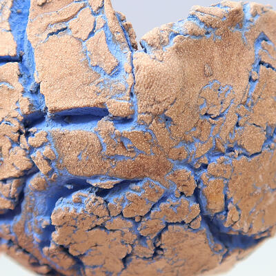 Keramikschale 6 x 6 x 9 cm, Farbe blau - 3