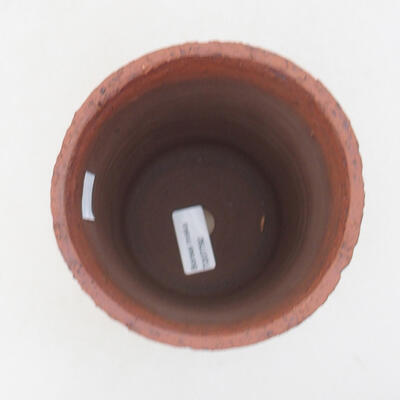 Bonsaischale aus Keramik 14,5 x 14,5 x 17 cm, rissige Farbe - 3