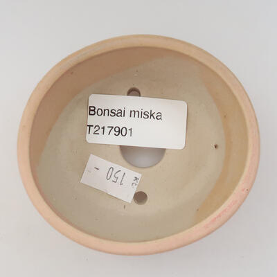 Keramik-Bonsaischale 8 x 7 x 4 cm, Farbe rosa - 3