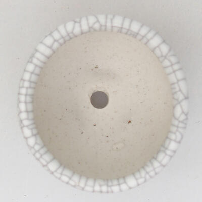 Keramik-Bonsaischale 4,5 x 4,5 x 2 cm, Farbe Raku - 3