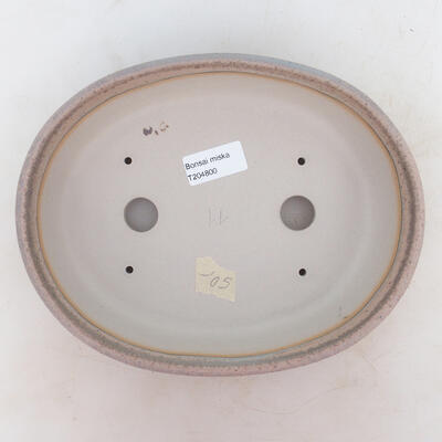 Bonsai-Schale 23,5 x 18,5 x 5,5 cm, grau-beige Farbe - 3