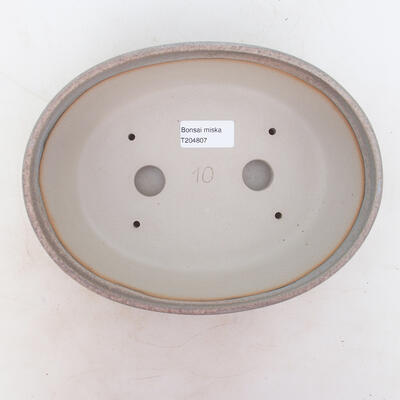 Bonsai-Schale 22 x 17 x 7 cm, grau-beige Farbe - 3