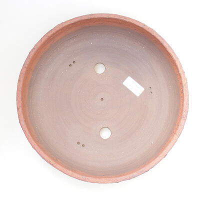 Bonsaischale aus Keramik 27,5 x 27,5 x 7 cm, Farbe rissig - 3