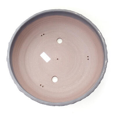 Bonsaischale aus Keramik 31,5 x 31,5 x 8,5 cm, rissige Farbe - 3