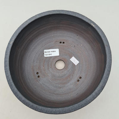 Keramische Bonsai-Schale 22 x 22 x 8,5 cm, Farbe rissig - 3