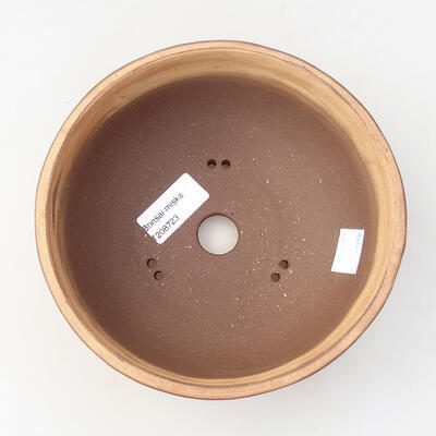 Bonsaischale aus Keramik 16,5 x 16,5 x 6,5 cm, Farbe rissig - 3