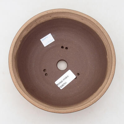 Bonsaischale aus Keramik 17,5 x 17,5 x 6 cm, Farbe Rissgrün - 3