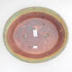 Keramik-Bonsaischale 32,5 x 28 x 8 cm, Farbe braun-grün - 3/3