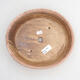 Bonsaischale aus Keramik 24 x 21,5 x 5,5 cm, Farbe braun-rosa - 3/3