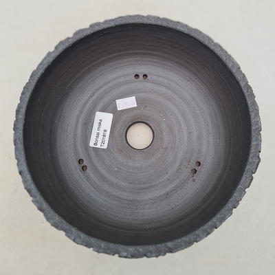 Keramische Bonsai-Schale 21,5 x 21,5 x 8 cm, Farbe rissig - 3