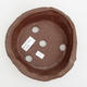 Keramik Bonsai Schüssel 18 x 18 x 5,5 cm, graue Farbe - 3/4
