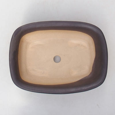 Bonsaischale aus Keramik H 02 - 19 x 13,5 x 5 cm, schwarz matt - 3