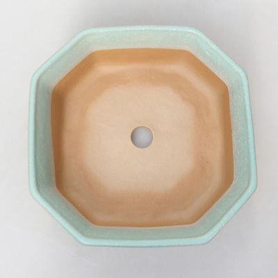 Keramik Bonsai Schüssel H 14 - 17,5 x 17,5 x 6,5 cm, Grün - 3
