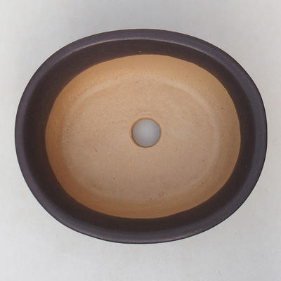 Keramik Bonsai Schüssel H 30 - 12 x 10 x 5 cm, schwarz matt - 3
