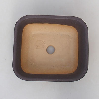 Keramische Bonsai-Schale H 38 - 12 x 10 x 5,5 cm, schwarz matt - 3