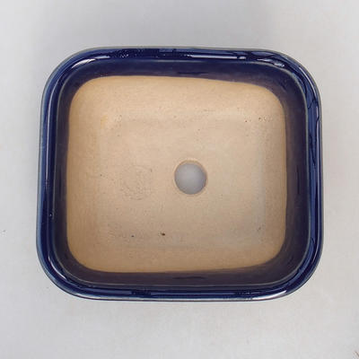 Keramische Bonsai-Schale H 38 - 12 x 10 x 5,5 cm, Blau - 3