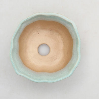 Keramik Bonsai Schüssel H 95 - 7 x 7 x 4,5 cm, Grün - 3