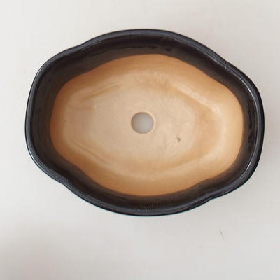 Bonsai-Schale H 75 - 19 x 14 x 7 cm, schwarz glänzend - 3