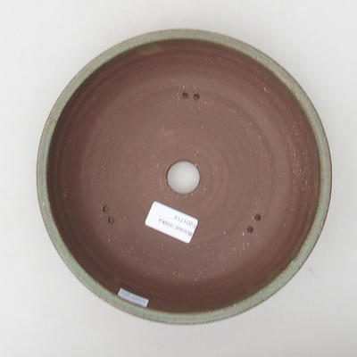 Keramische Bonsai-Schale 21,5 x 21,5 x 5 cm, Farbe grün - 3