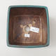 Keramische Bonsai-Schale 15 x 15 x 10,5 cm, Farbe grün - 3/3