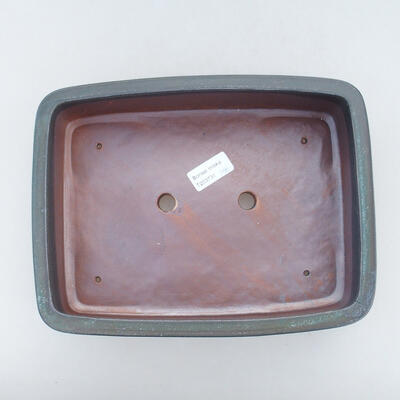 Keramische Bonsai-Schale 26 x 18,5 x 7,5 cm, graue Farbe - 3