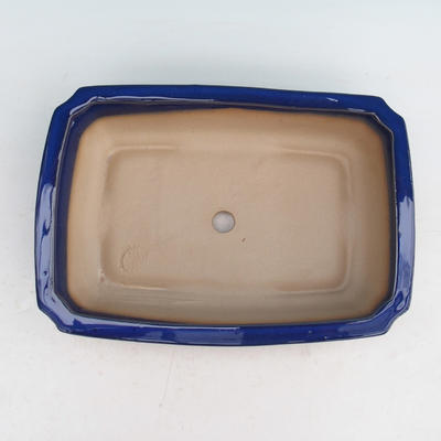 Bonsaischale aus Keramik H 07 - 30 x 21,5 x 8,5 cm, blau - 30 x 21,5 x 8,5 cm - 3