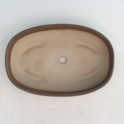 Bonsaischale aus Keramik H 15 - 26,5 x 17 x 6 cm, braun - 26,5 x 17 x 6 cm - 3