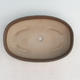 Bonsaischale aus Keramik H 15 - 26,5 x 17 x 6 cm, braun - 26,5 x 17 x 6 cm - 3/3