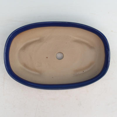 Bonsaischale aus Keramik H 15 - 26,5 x 17 x 6 cm, blau - 26,5 x 17 x 6 cm - 3