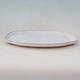 Bonsai-Untertasse aus Keramik H 55 - 29 x 24 x 2 cm, Weiß - 3/3