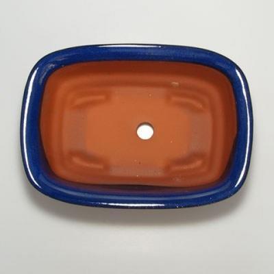 Bonsaischale aus Keramik H 02 - 19 x 13,5 x 5 cm, blau - 19 x 13,5 x 5 cm - 3