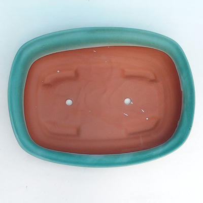 Keramik Bonsai Schüssel H 10 - 37 x 27 x 10 cm, grün - 37 x 27 x 10 cm - 3