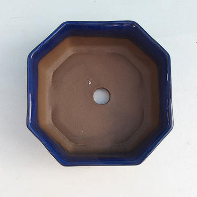 Keramik Bonsai Schüssel H 13 - 11,5 x 11,5 x 4,5 cm, blau - 11,5 x 11,5 x 4,5 cm - 3