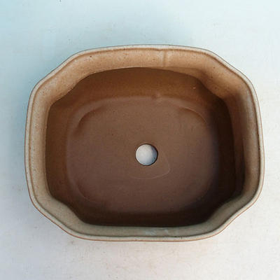Bonsaischale aus Keramik H 31 - 14,5 x 12,5 x 6 cm, beige - 14,5 x 12,5 x 6 cm - 3
