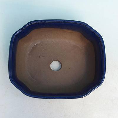 Bonsaischale aus Keramik H 31 - 14,5 x 12,5 x 6 cm, blau - 14,5 x 12,5 x 6 cm - 3