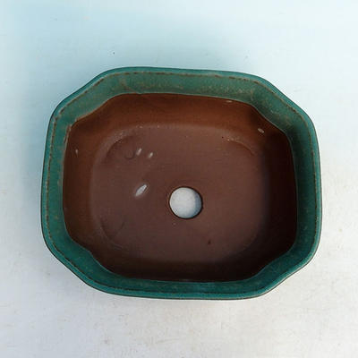 Bonsaischale aus Keramik H 31 - 14,5 x 12,5 x 6 cm, grün - 14,5 x 12,5 x 6 cm - 3