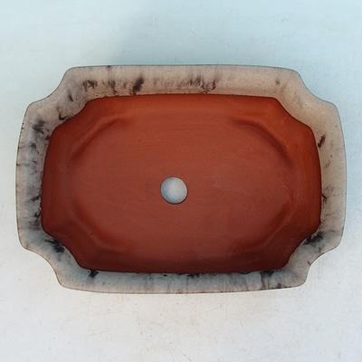 Bonsaischale aus Keramik H 03 - 16,5 x 11,5 x 5 cm, beige - 16,5 x 11,5 x 5 cm - 3