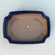 Bonsaischale aus Keramik H 03 - 16,5 x 11,5 x 5 cm, blau - 16,5 x 11,5 x 5 cm - 3/3