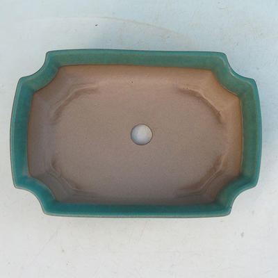 Bonsaischale aus Keramik H 03 - 16,5 x 11,5 x 5 cm, grün - 16,5 x 11,5 x 5 cm - 3