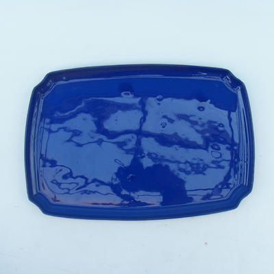 Bonsai-Schale und Tablett mit Wasser H 20, blau - 3