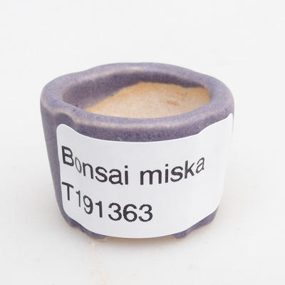 Mini-Bonsaischale 3,5 x 3,5 x 2 cm, Farbe violett - 4