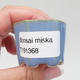 Mini Bonsai Schale 4 x 4 x 3,5 cm, Farbe blau - 4/4